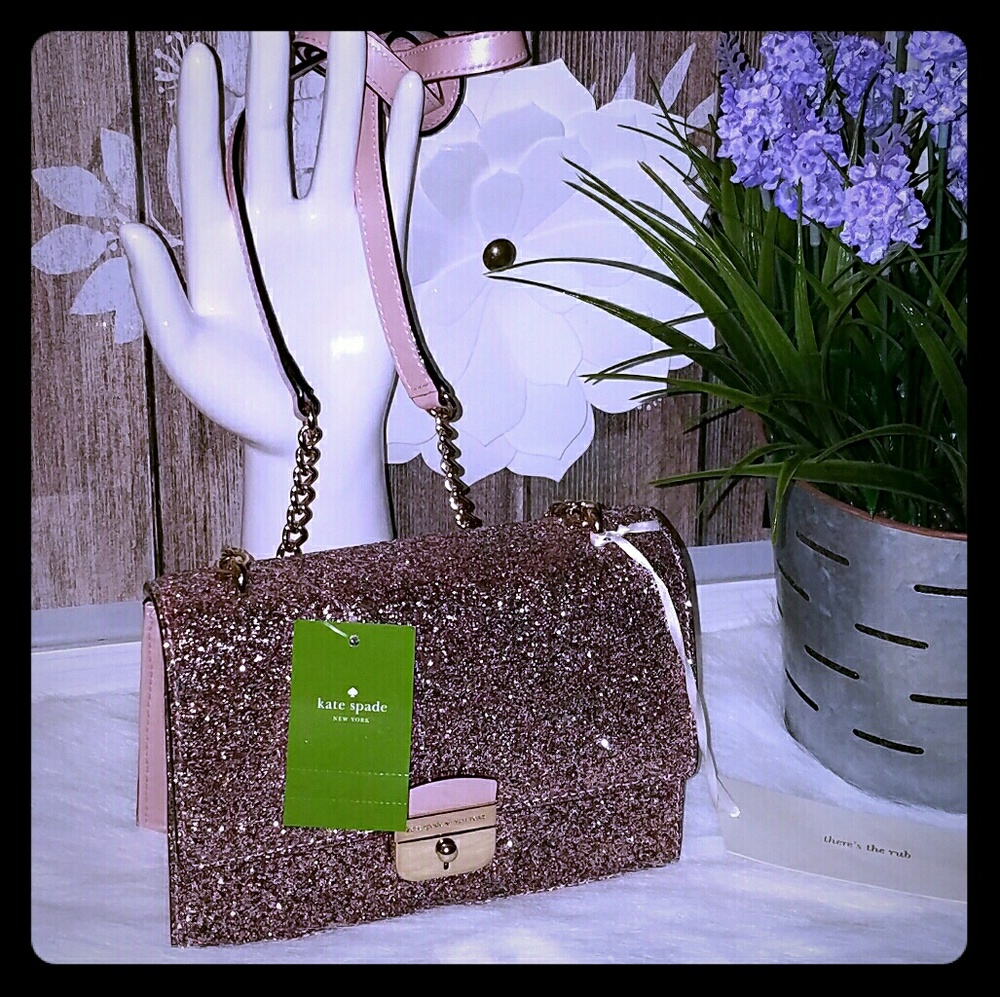 Kate spade glittered  eden crossbody bag